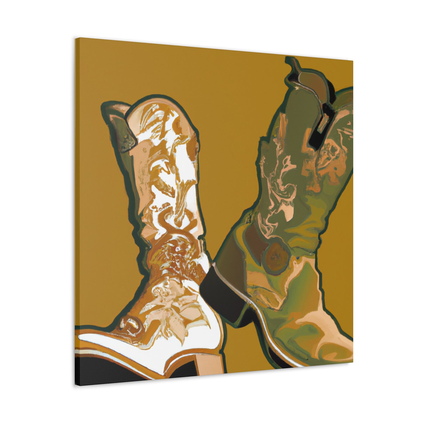 "Booted in elegance artistique" - Canvas