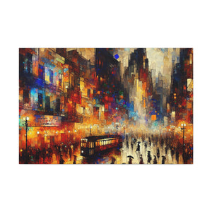 Vibrant City Stages - Canvas