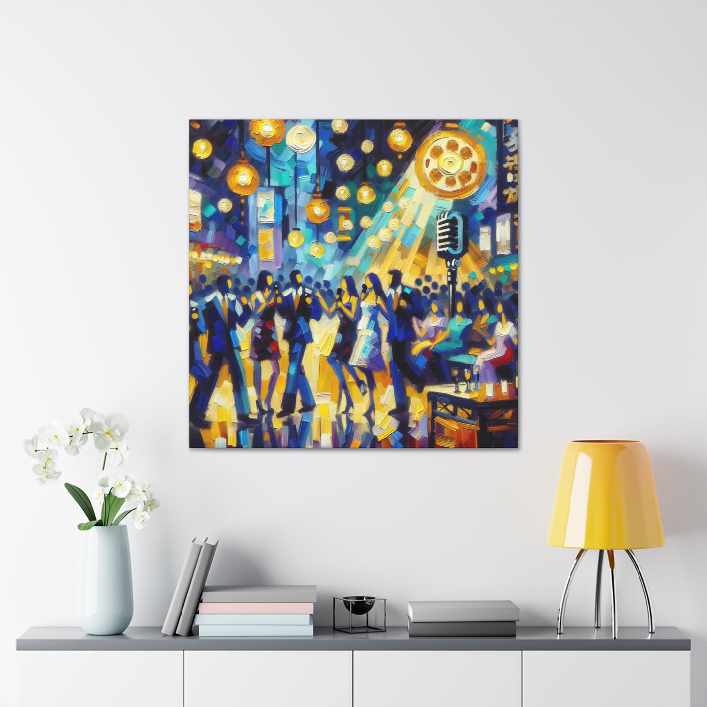 "Melodic Midnight Madness" - Canvas