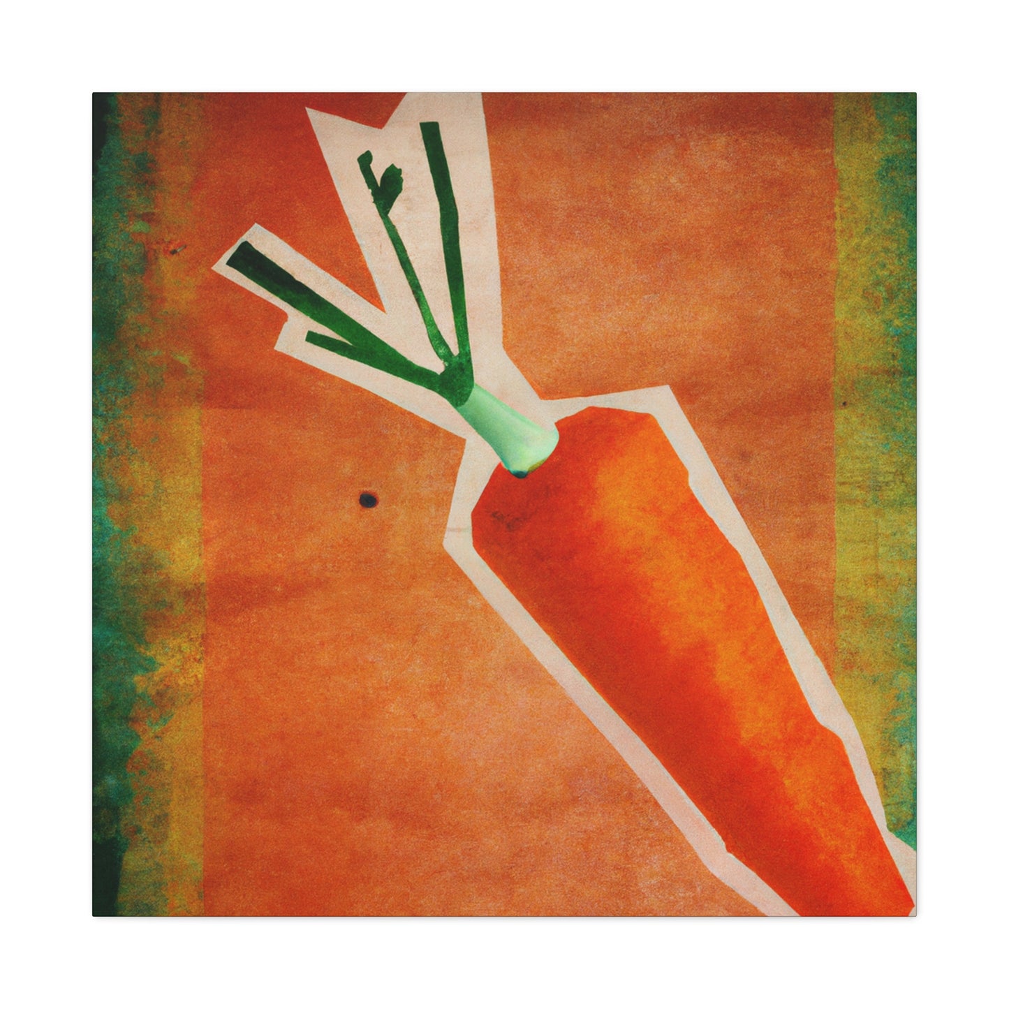 "Carrot in Art Deco" - Canvas