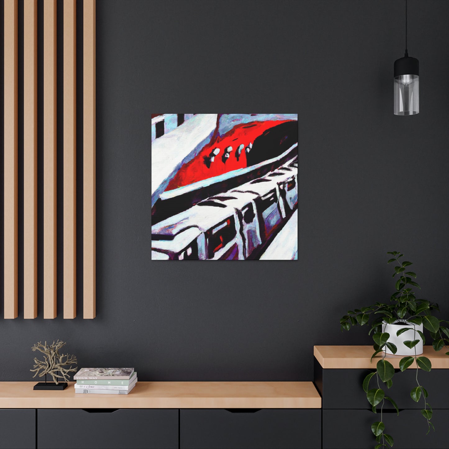 "Subway Journey In Deco" - Canvas