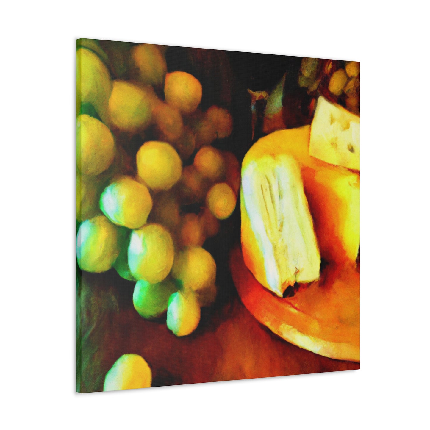 Cheese and Grapes Abound - Canvas