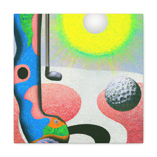 Golfers in Dreamscape - Canvas