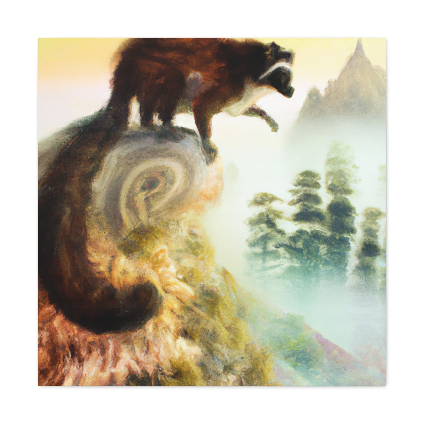 Skunk In Intuition - Canvas