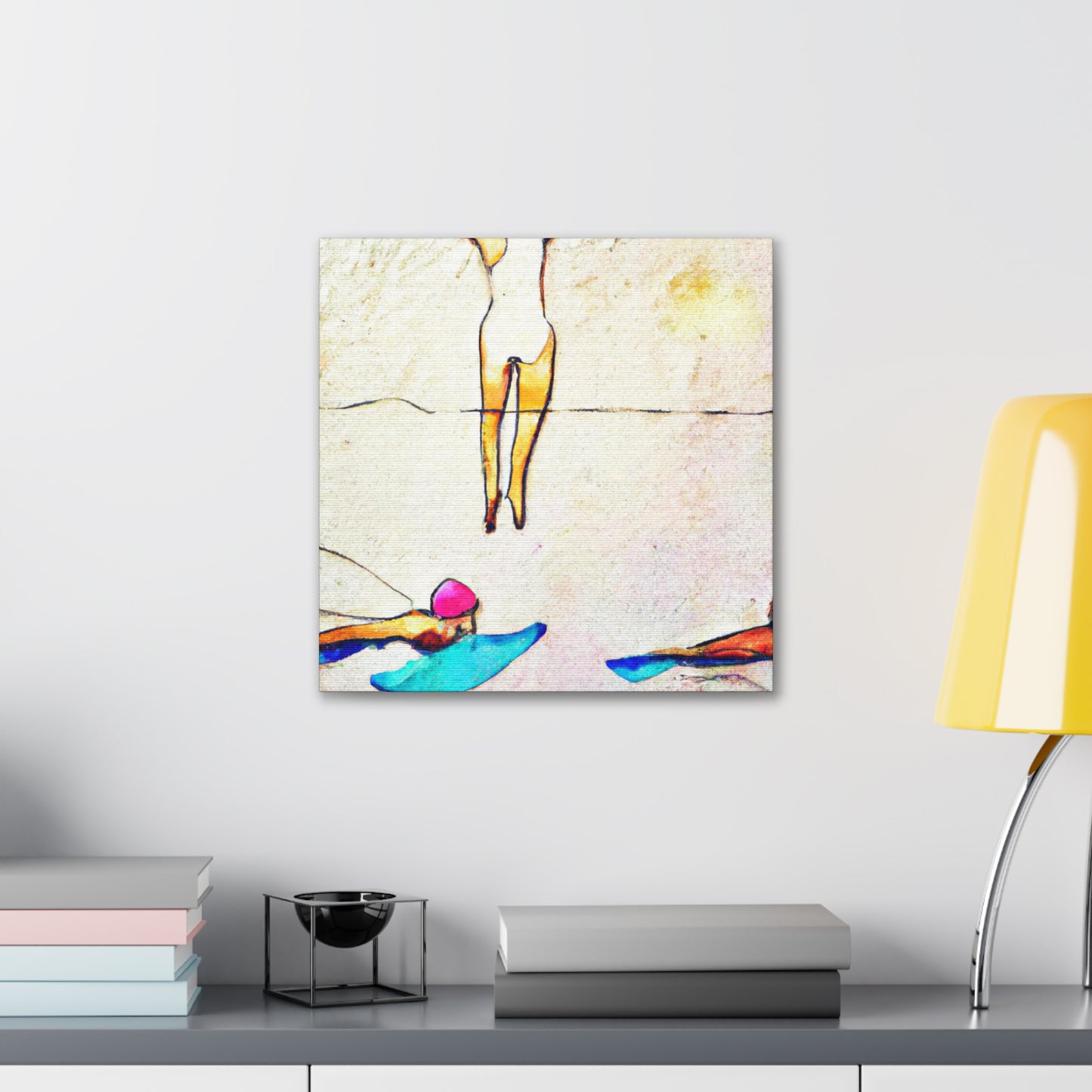 Swimming in Abstracts. - Canvas