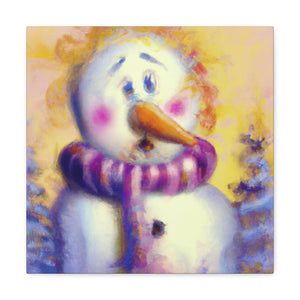 "Snowman in Surreality" - Canvas