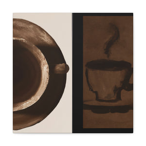 Cup of Coffee Delight - Canvas