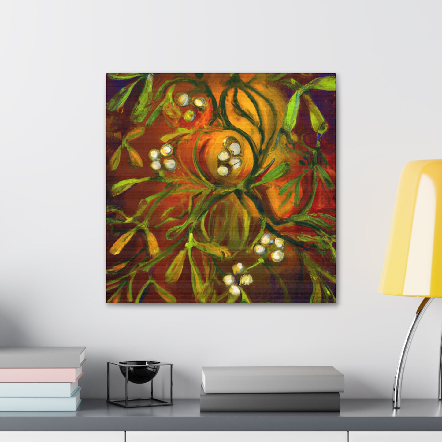 Mistletoe Magic Scene - Canvas