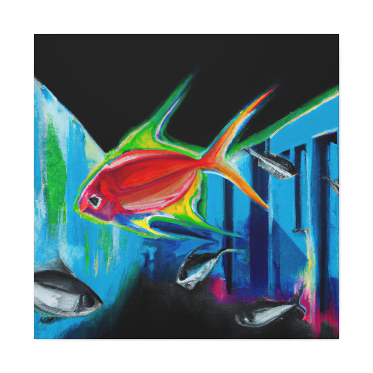 Neon Tetra Radiance - Canvas