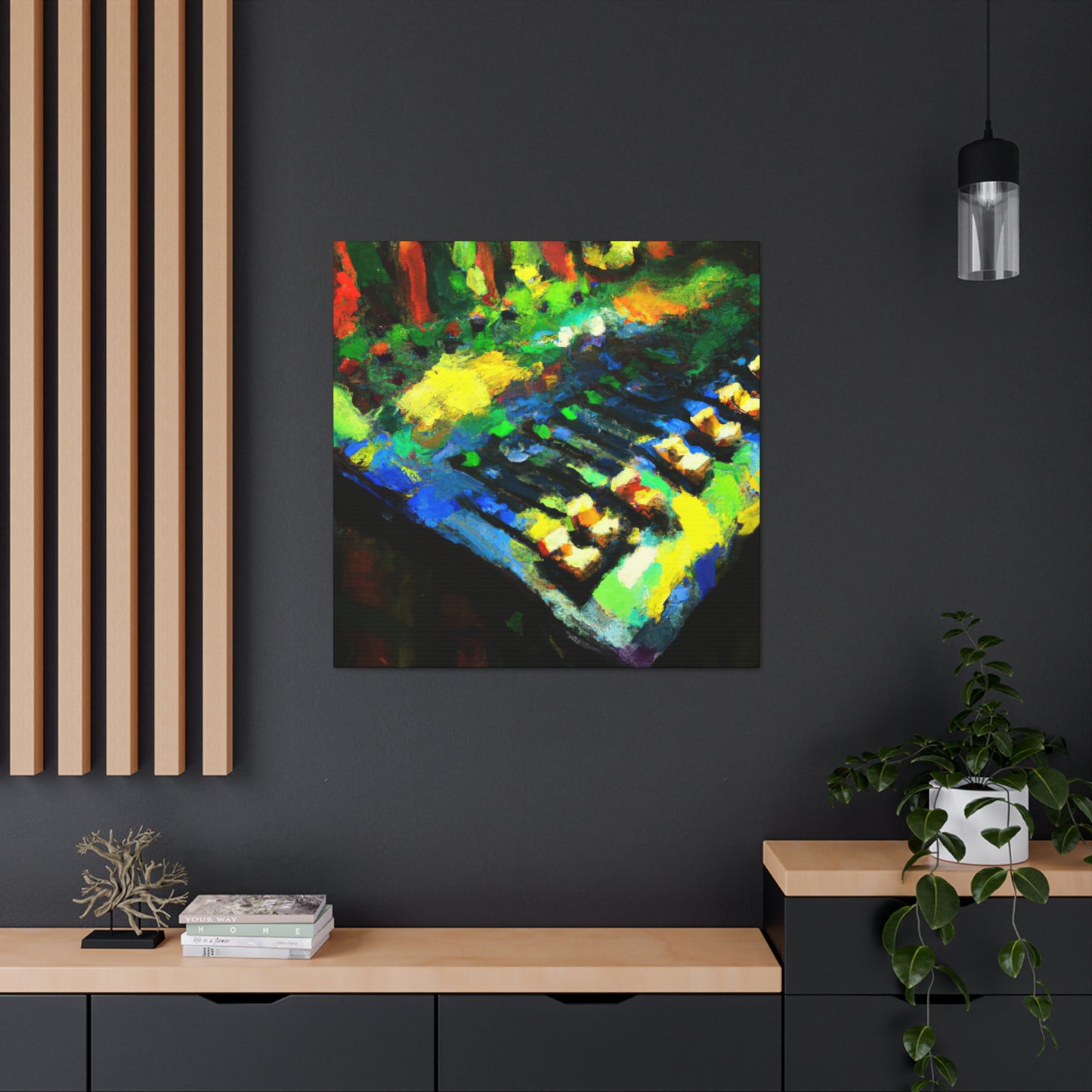 "Mixings of the Board" - Canvas