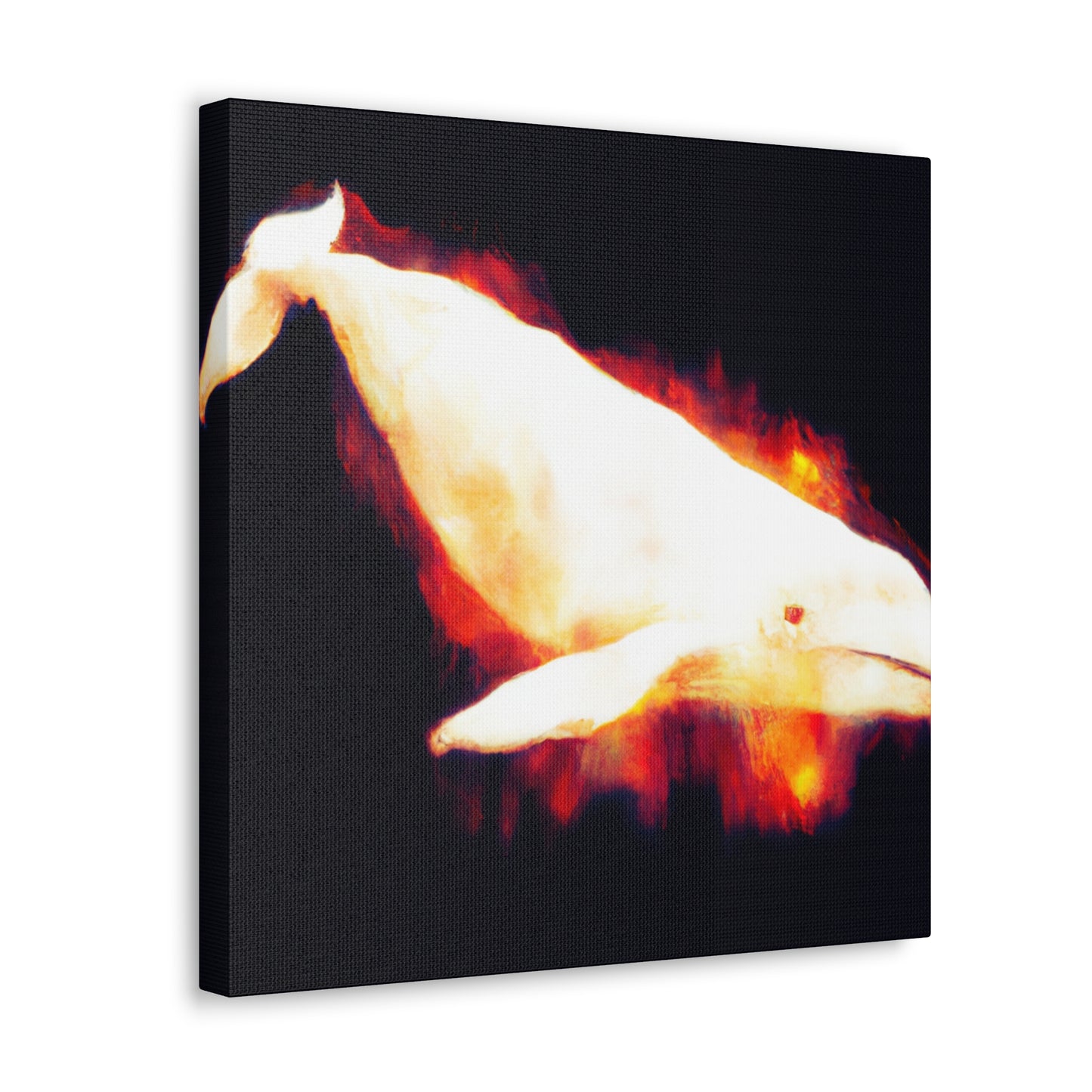 "Beluga Whale Majesty" - Canvas