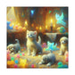 Whimsical Harmony: Puppies & Kittens - Canvas