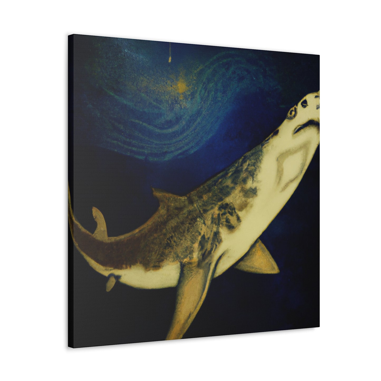 "Shark in Rococo Style" - Canvas