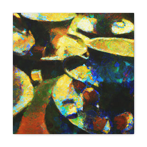 Tea Party Abstraction - Canvas