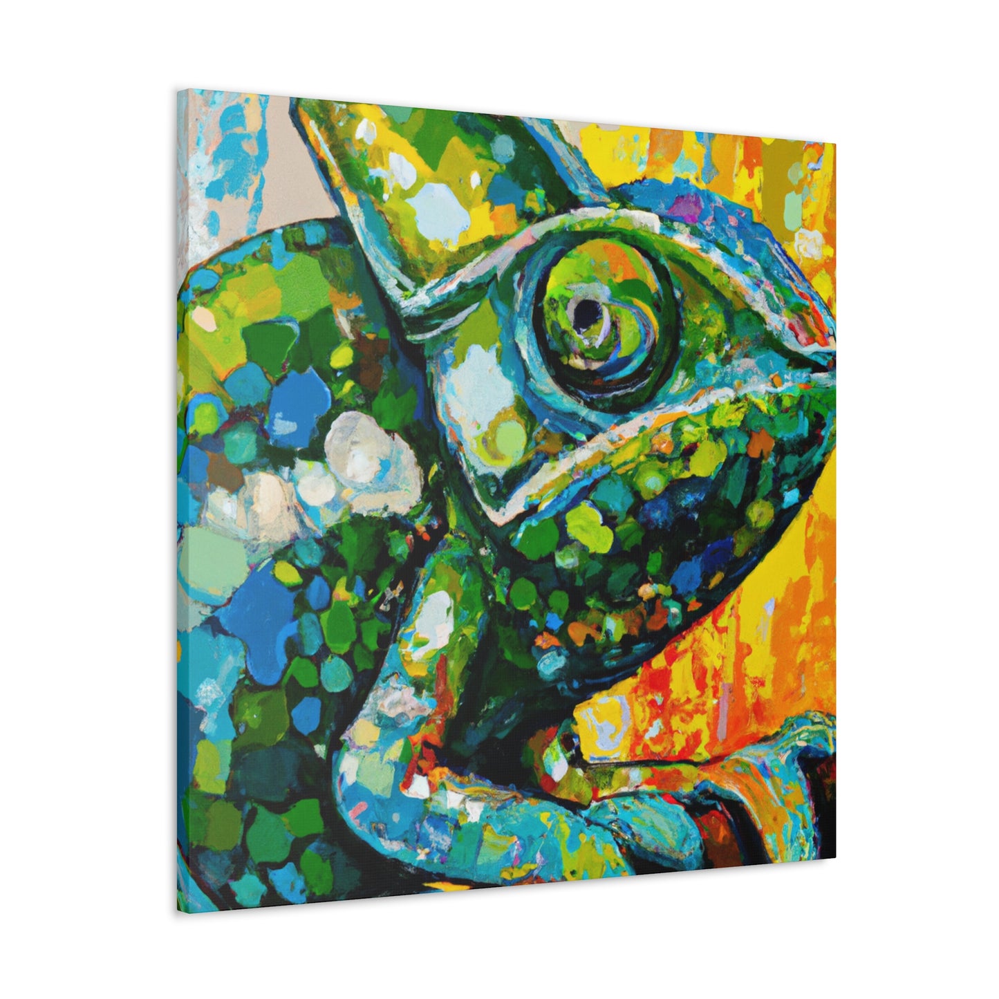 Veiled Chameleon Dreaming - Canvas