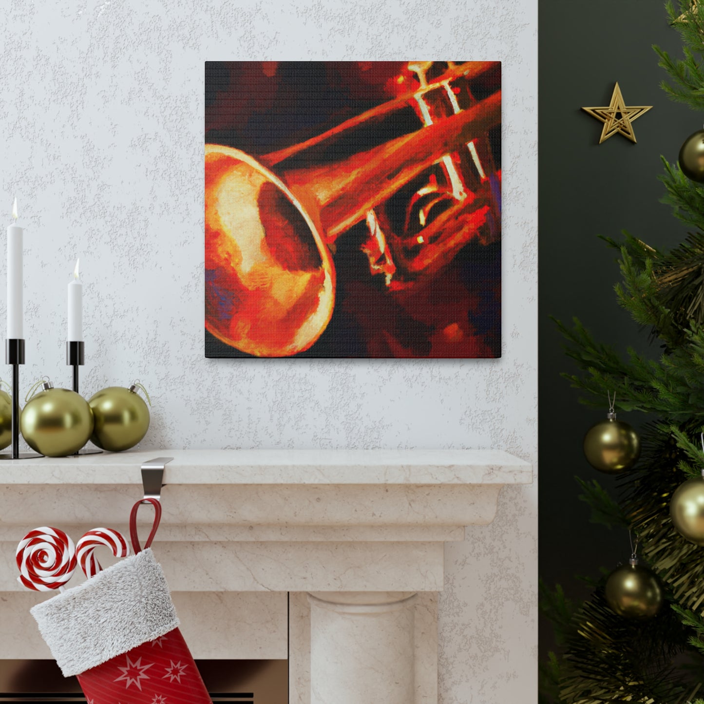 "Trumpet of Triumphant Joy" - Canvas