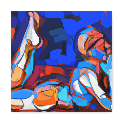 Yoga in Expressionism - Canvas