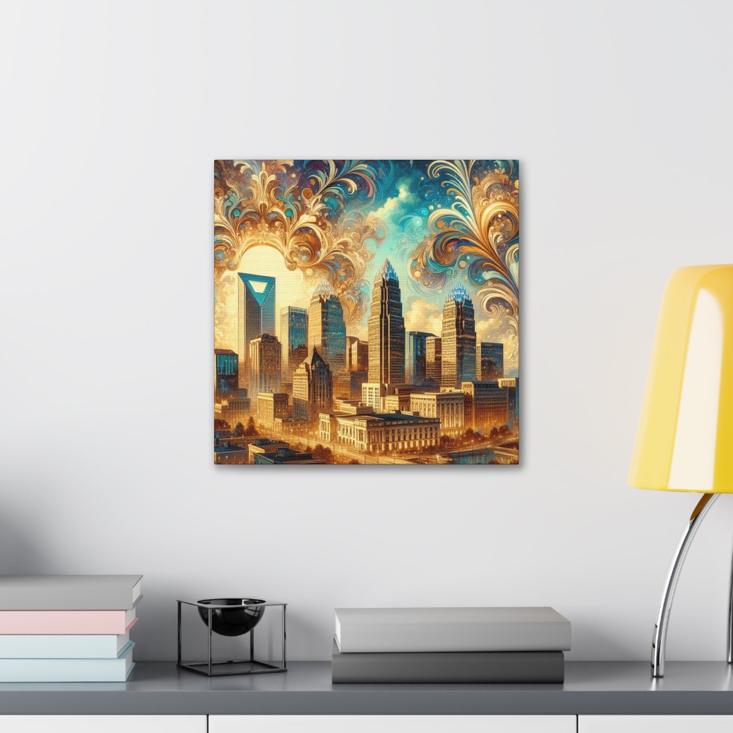 "Charlotte's Opulent Southern Charm" - Canvas