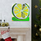 Lemon Folk Art Painting - Canvas