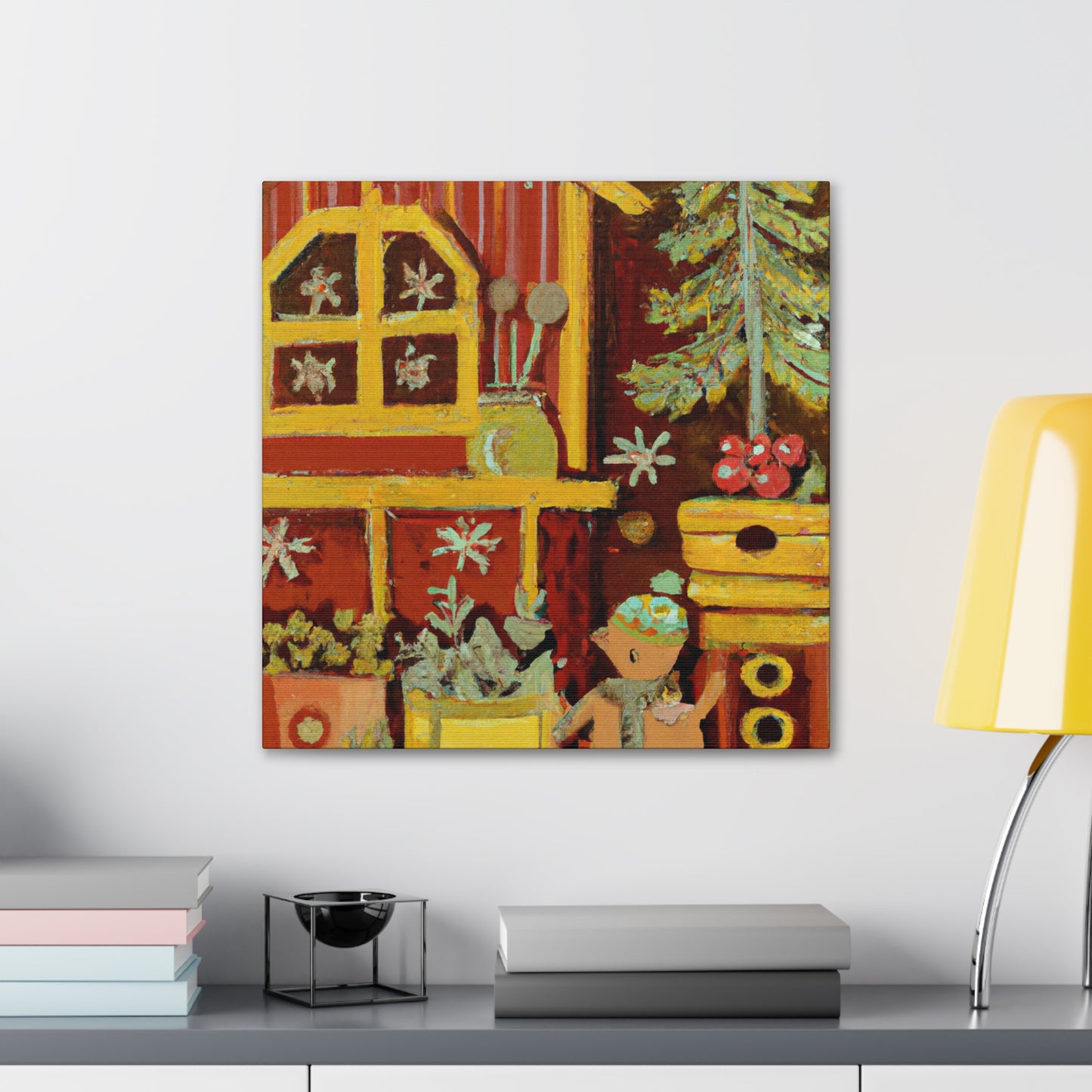 Santa's Magical Workshop - Canvas