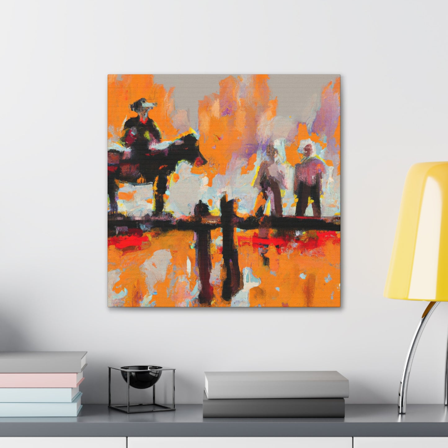 "Picket Line Protestation" - Canvas