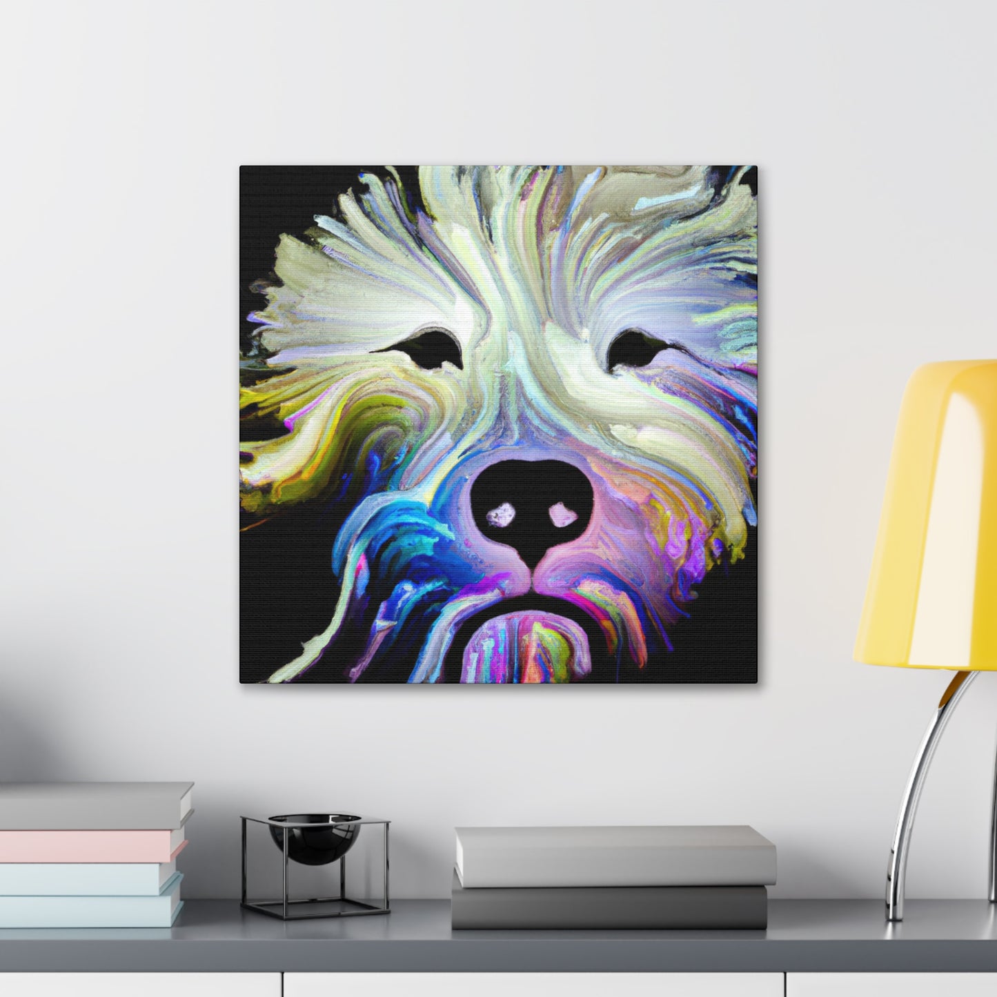 "Proud Pyrenees Portrait" - Canvas