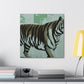 Bengal Tiger Roars - Canvas