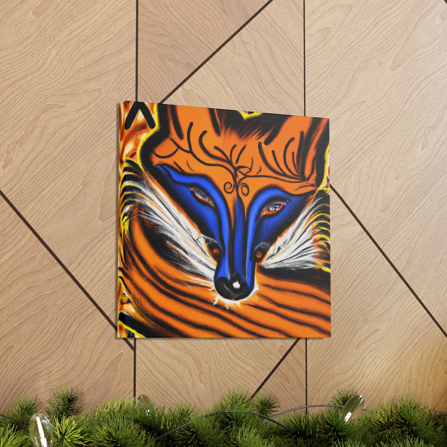 "Dhole in Expressionism" - Canvas