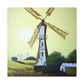 Windmill on the Hill - Canvas