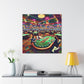 "Glittering Game Floor" - Canvas