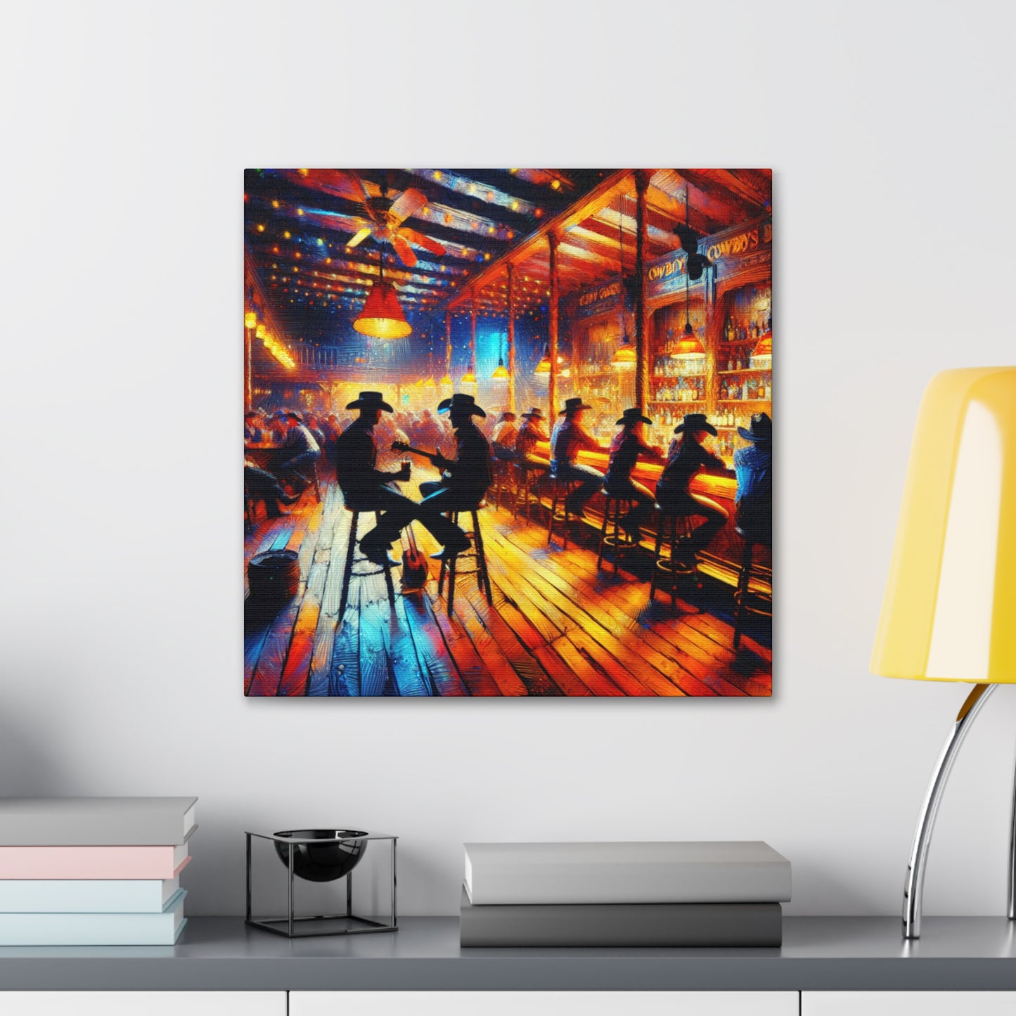 Wild West Saloon Nights - Canvas