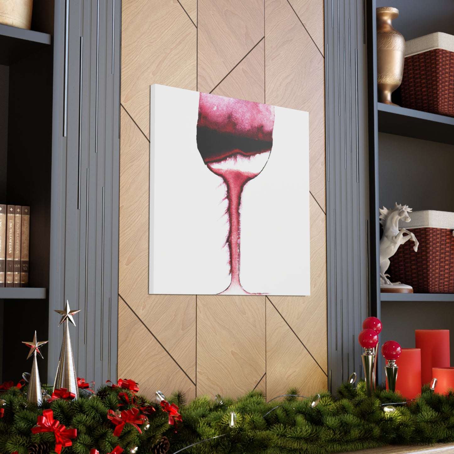 "Wine Glass Simplicity" - Canvas