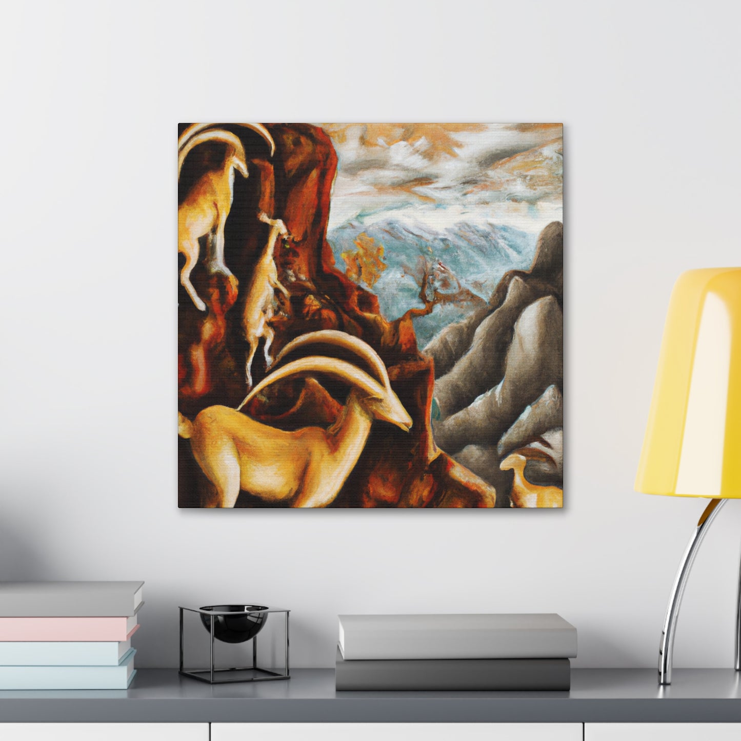 Ibex in Dreamscape - Canvas