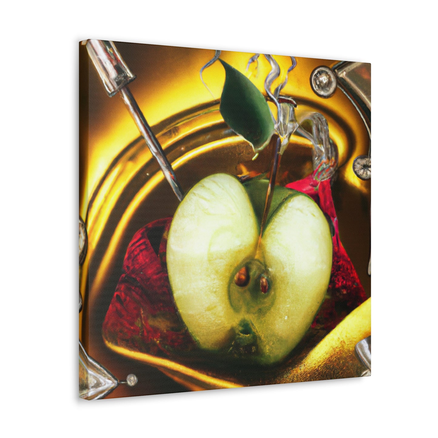 "Apple Adorned in Rococo" - Canvas