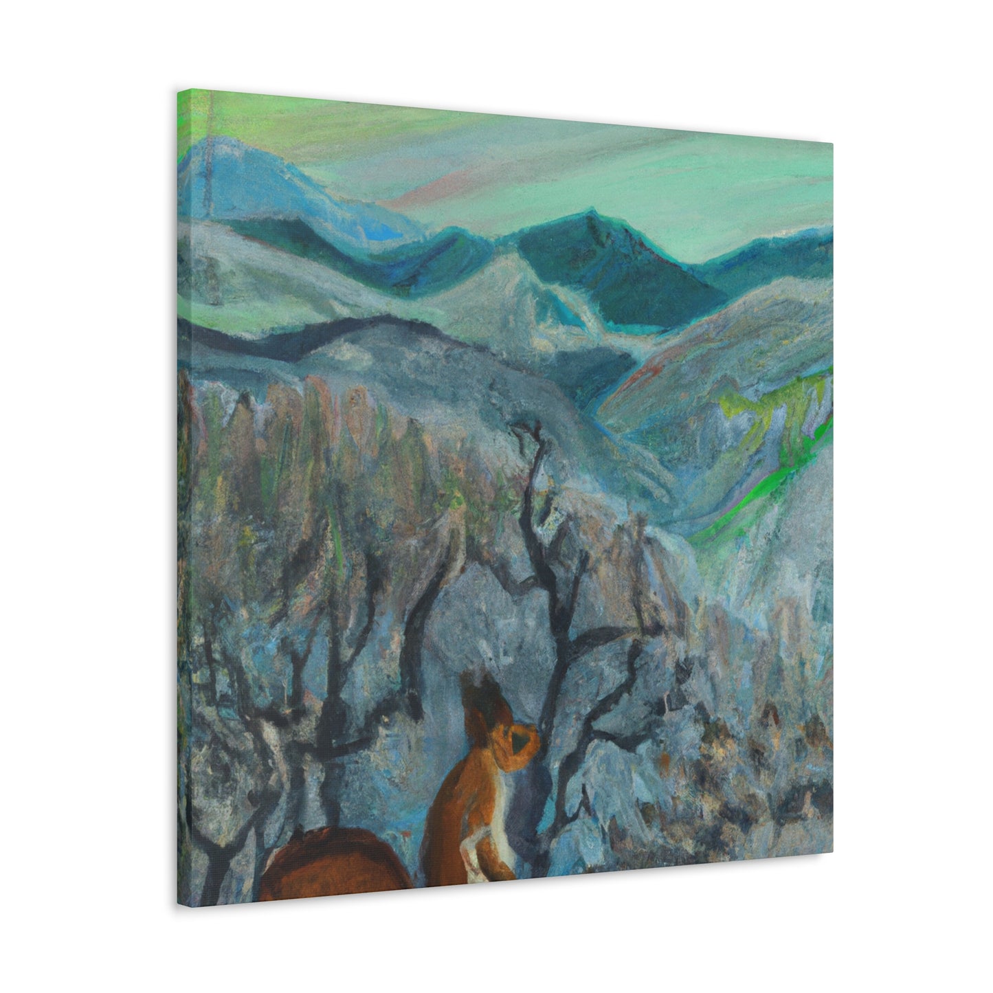 Squirrel in Splendor. - Canvas