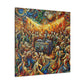 Rhythmic Revelry and Tunes - Canvas