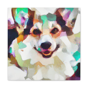 Welsh Corgi Reflection - Canvas