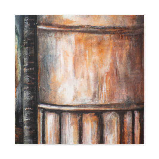 Silo in Splendor. - Canvas