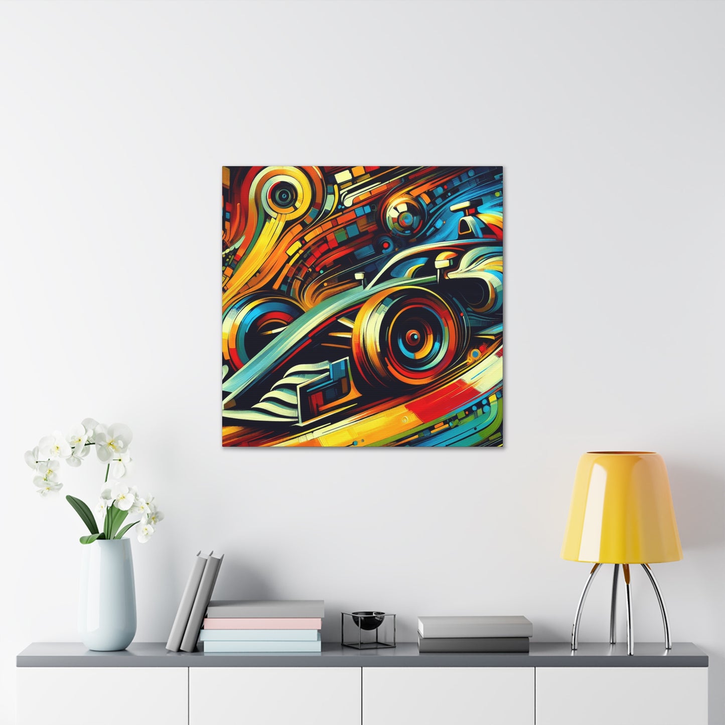 Rhythmic Circular Motion - Canvas