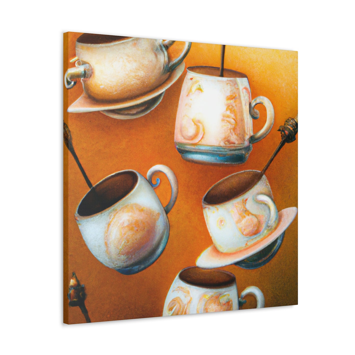 Tea Cups Dreamscape - Canvas