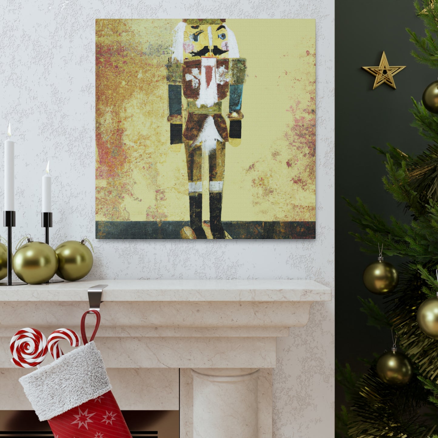 "Nutcracker Deco Dream" - Canvas