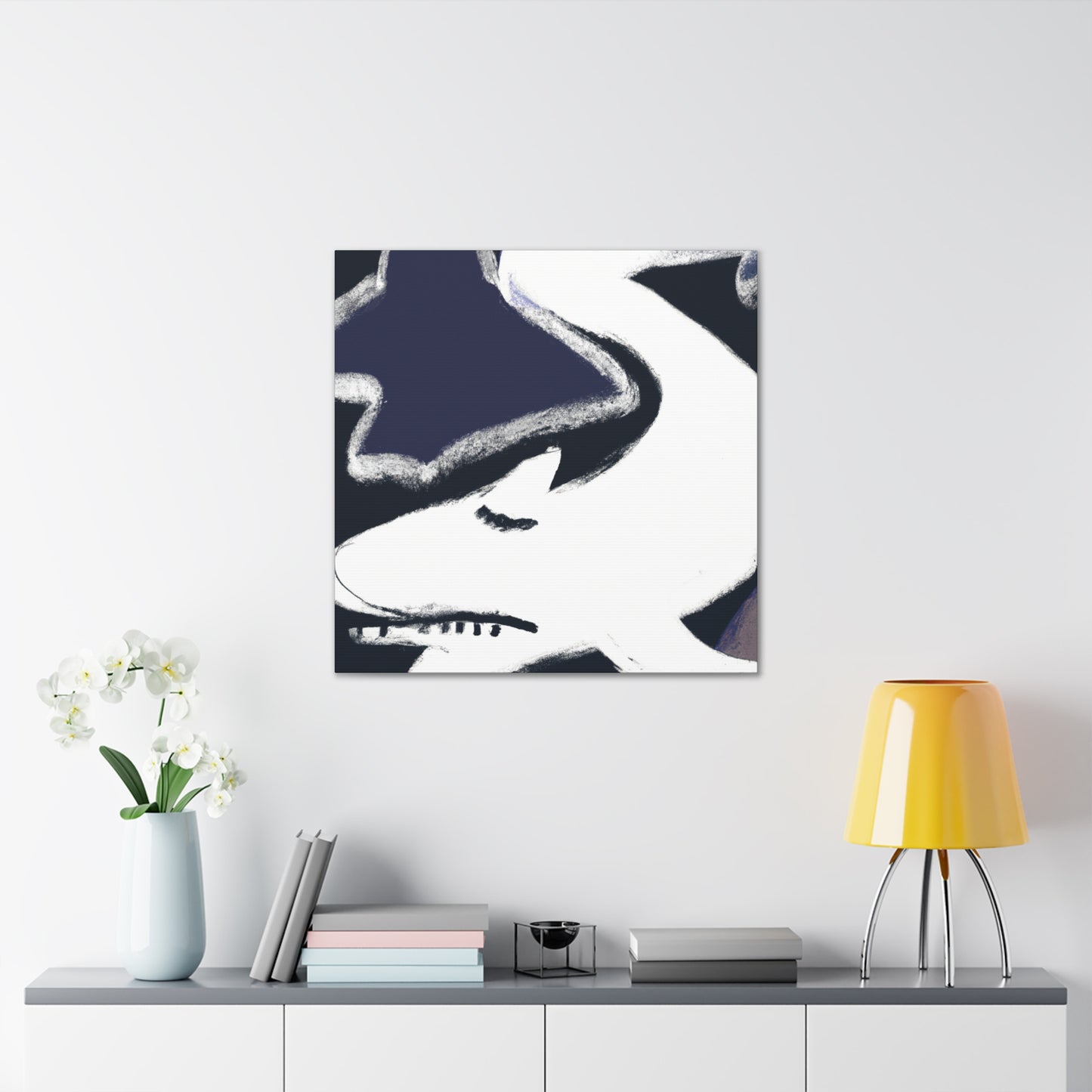 "Shark among Waters" - Canvas