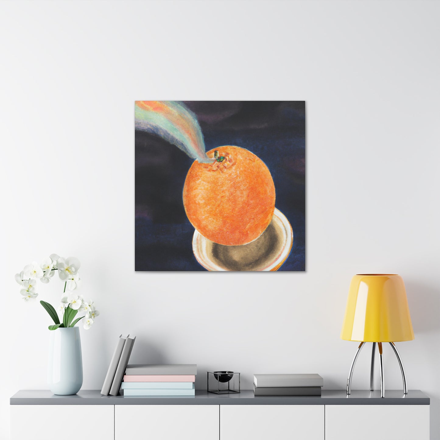 Orange Surreal Dreamscape - Canvas