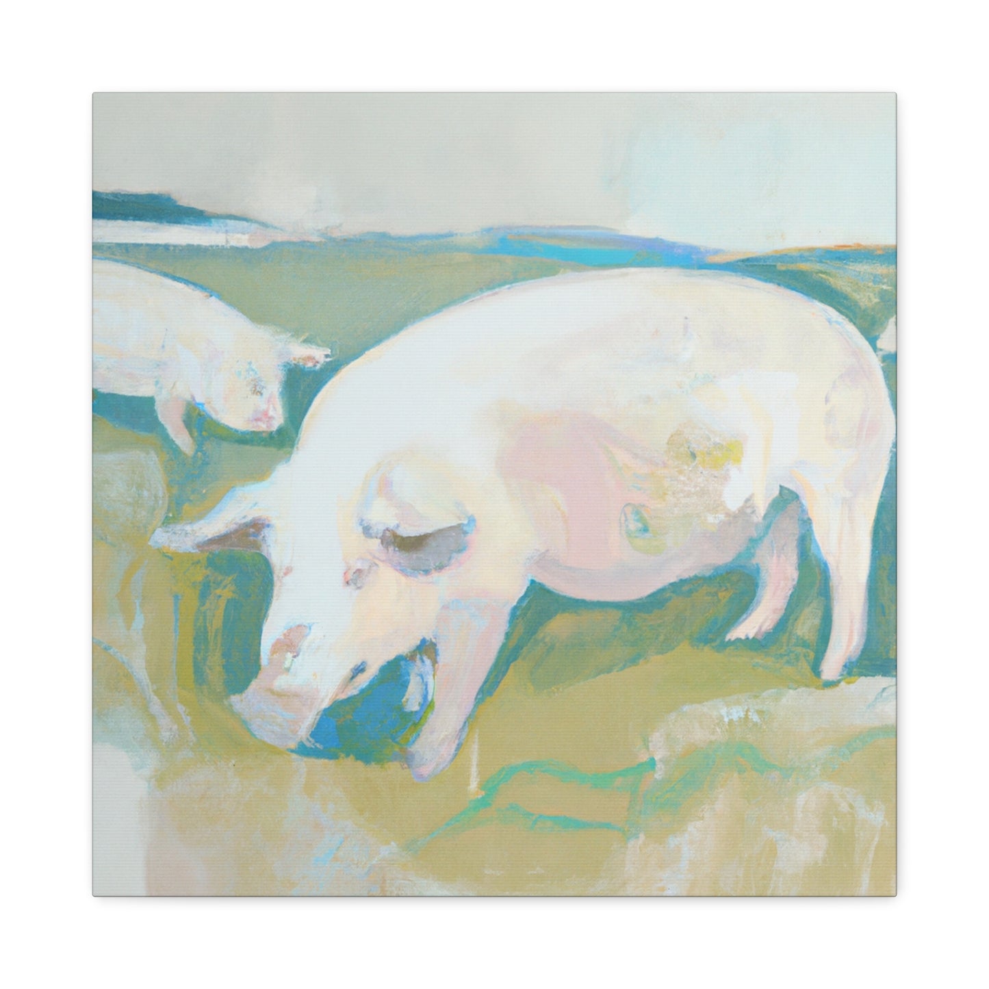 "Pig in Expressionism" - Canvas