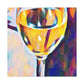 "Wine's Reflection Impression" - Canvas