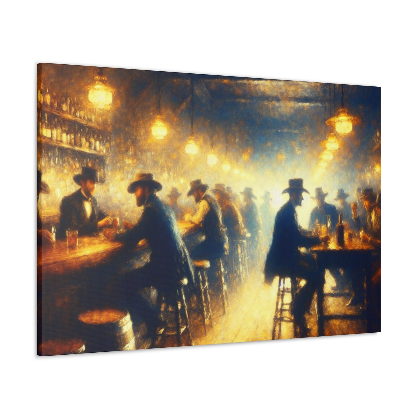 Saloon Serenade Stampedes - Canvas