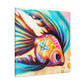 Rainbow Fish Glistening - Canvas