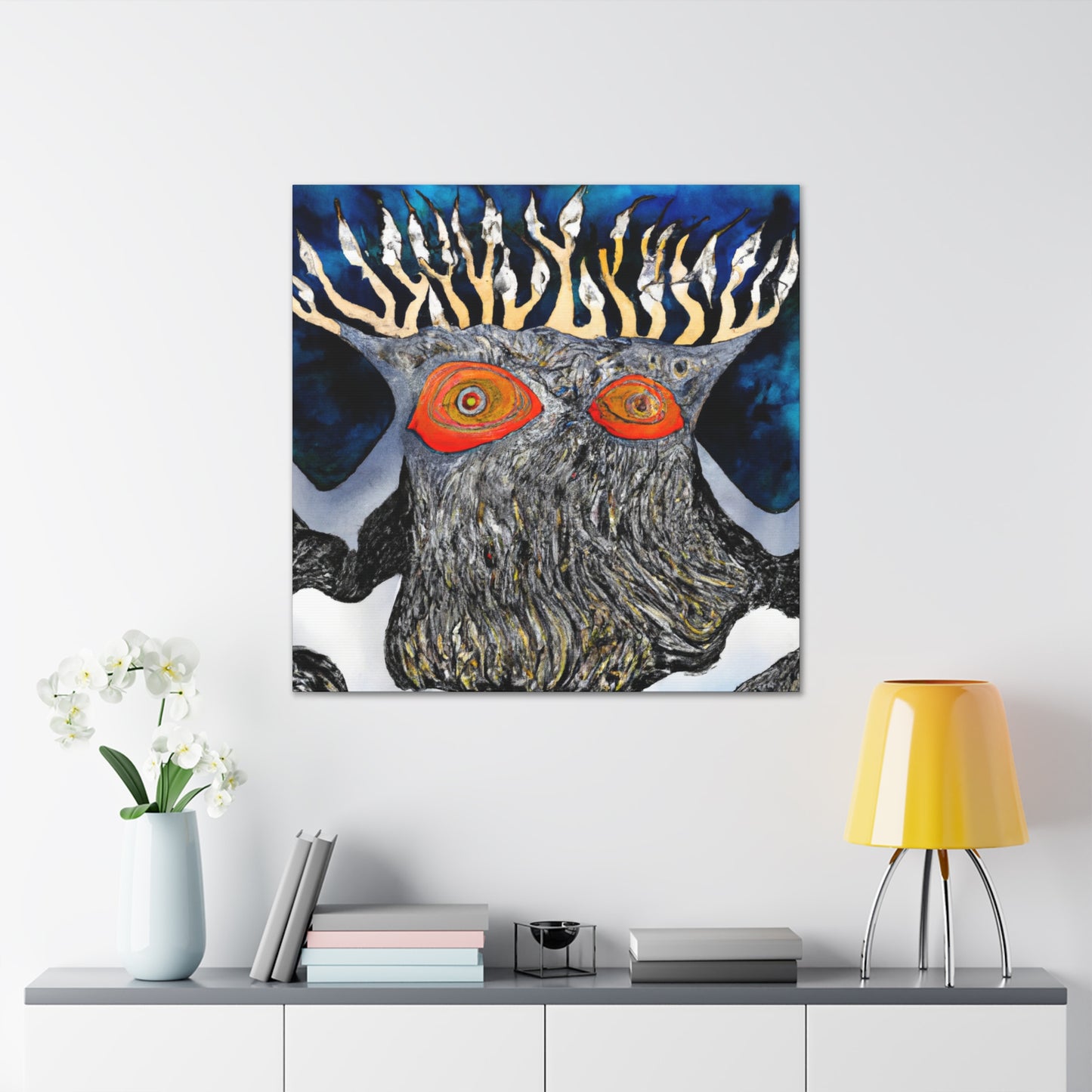 Porcupine in Dreamscape - Canvas