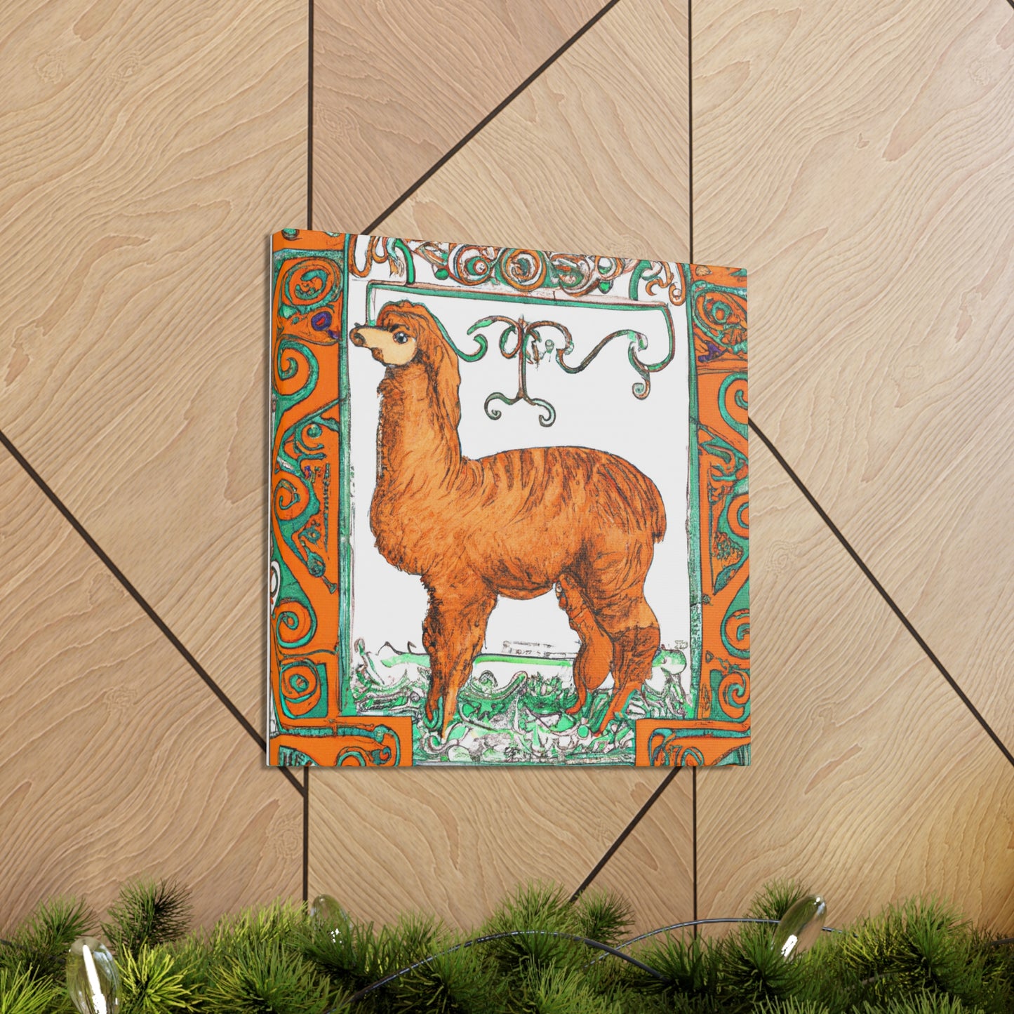 Alpaca's Splendor Shining - Canvas