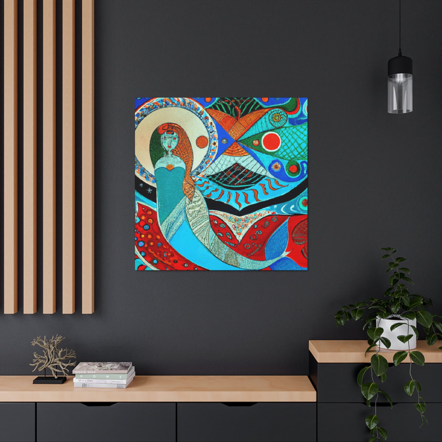 Mermaids in Moonlight - Canvas